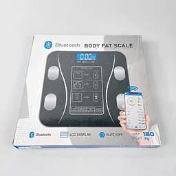 Розумні підлогові Smart ваги Taffware Digipounds Digital Scale з батарейками LED-дисплей Bluetooth 180 кг Чорний - мініатюра 5