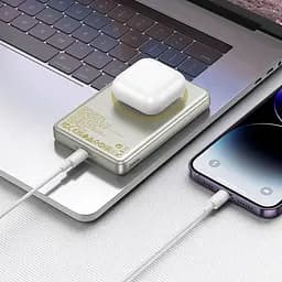 Портативний ЗП Power Bank Hoco Q26A Joy PD20W з БЗП 10000 mAh Titanium gold - мініатюра 3