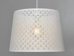 Тематический светильник подвес для кухни в стиле Лофт "Геометрия", белый.