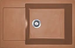 Кухонна мийка Adamant GENERAL terra-cotta 775x495x200 мм, з крилом 77,5 см