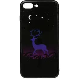 Чохол-накладка Toto Night Light Print Glass Case Apple iPhone 7 Plus/8 Plus Deer