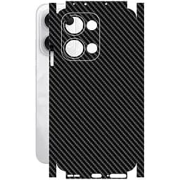 Захисна плівка StatusSKIN для Oppo Reno 13 Корпус Вініл Карбон чорний