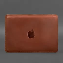 Шкіряний чохол BlankNote для MacBook 15-16 Світло-коричневий - мініатюра 3