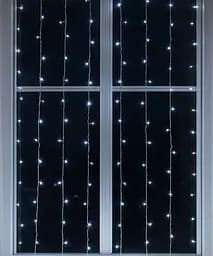 Гірлянда Штора 64 LED 1,5 х1,5 м, білий GarlandoPro ZWM1564LEDW - мініатюра 15