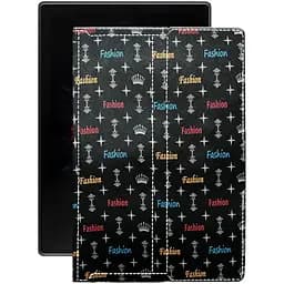 Чехол StatusCASE из экокожи для планшета Pixus Hammer Фэшн черный