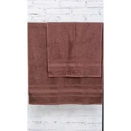 Набір банних рушників №5071 Elite SoftNess Brown, 2 шт. (2200003183092) - мініатюра 3