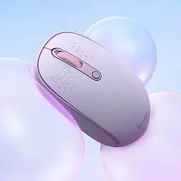 Миша бездротова Baseus F01B Tri-Mode Bluetooth + 2.4G (B01055503833) Purple - мініатюра 6