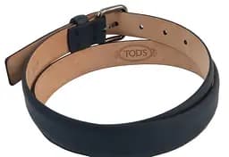 Ремінь жіночий Tod's 85-106 см 2.5 см шкіра Синій - мініатюра 7