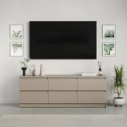 Тумба під телевізор MebelStar Нео 6Ш 150x43x53 см Кашемір (MBS-1282) - мініатюра 2
