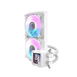 Система рідинного охолодження DARKFLASH DV240S WHITE - мініатюра 3