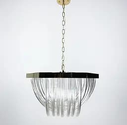 Люстра Murano у золотому каркасі Line.F Діаметр 50см