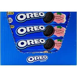 Печиво Oreo з какао смак полуниці та чізкейку 95 г - мініатюра 4