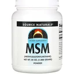 Метилсульфонилметан Source Naturals MSM Powder 1000 г