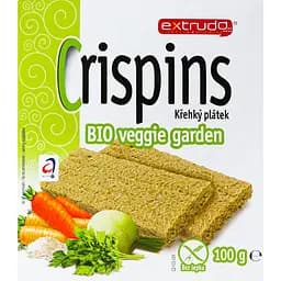 Хлебцы органические Extrudo Crispins с овощами 100 г