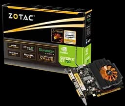 Видеокарта GeForce GT 730 4GB Zotac Synergy (ZT-71109-10L) Б/У