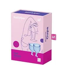 Менструальні чаші Satisfyer Feel Secure, Помаранчеві - мініатюра 2