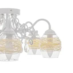 Люстра стельова Brille класична E14 40W WH (BCL-661C/5) - мініатюра 2