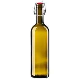 Бутылка для вина Mazhura Legera с бугельной пробкой 750 мл зеленая (mz727752)