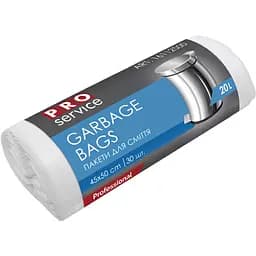 Пакеты для мусора PRO Service, 20 л, 30 шт., белый