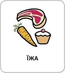 Картки з піктограмами. Їжа, напої - мініатюра 4