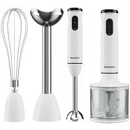 Блендер погружной SilverCrest 3 в 1 SSMS 600w, многофункциональный, мощный, три цвета Белый