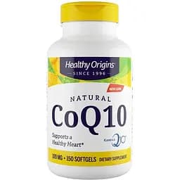 Естественная добавка Healthy Origins CoQ10 Kaneka Q10, 100 mg 150 капсул