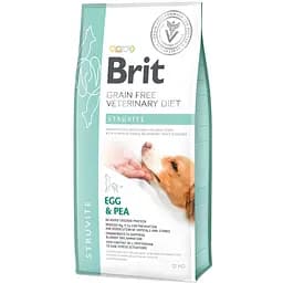 Сухий корм для дорослих собак Brit VetDiets при сечокам'яній хворобі з яйцем індичкою горохом та гречкою 12 кг