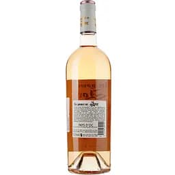 Вино Power Of Love Rose IGP Pays D'Oc, рожеве, сухе, 0,75 л - мініатюра 2