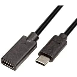 Кабель PowerPlant USB Type-C Power M/F (USB3.0) 3А, AWG24+32, 1.5м