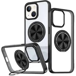 Чохол Epik TPU+PC Metal Ring with MagSafe для Apple iPhone 14/13, 6.1 Чорний