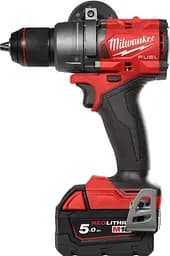 Milwaukee Набір із двох акумуляторних інструментів Milwaukee M18 M18FPP2A3-502X шурупокрут-дриль M18 FPD3-0X винтоверт ударний M18 FID3-0X акб М18 1х5А·рік ЗП M12-18FC TURBO кейс - мініатюра 2