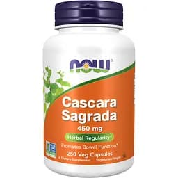 Кора крушины Now Foods Cascara Sagrada 450 мг 250 капсул