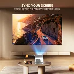 Смарт проектор з автофокусом Magcubic HY350 Max Android 14, chip H726, 8K24fps, 2GB/16GB Wi-Fi 2.4G/5G Кінотеатр White (19033) - мініатюра 7