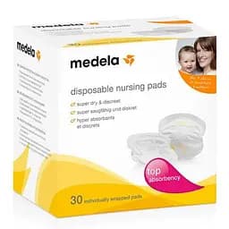 Одноразовые прокладки в бюстгальтер Medela Disposable Nursing Pads, 30 шт. (008.0320)