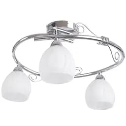 Люстра стельова Brille для коридору E14 60W CH (LK-522C/3)