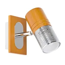 Світильник Brille HTL-120/1E настінний накладний спот дерев'яний E14