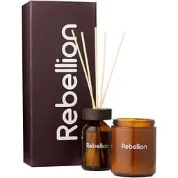 Подарунковий набір Rebellion Казковий ліс, в якому спить Бог: аромадифузор 100 мл + ароматична свічка 200 г
