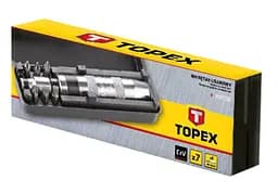 Викрутка бітотримач 1/4", ударний, 6 біт, SL,PH, сталь CrV Topex hoz0014119 - мініатюра 3