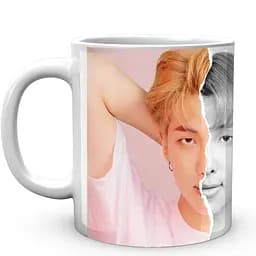 Кружка GeekLand Bangtan Boys Ким Намджун Мин Юнги BTS CP 04.465 330 мл белая