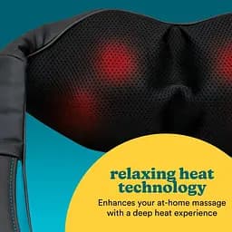 Масажер для шиї та плечей Shiatsu + Heat - мініатюра 4