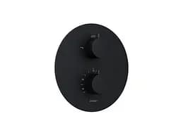 Душова система прихованого монтажу Corsan Lugo black + BOX з термостатом Z03TBL, Чорний матовий - мініатюра 5