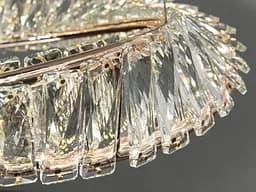 Підвісний світильник LED Diasha 548/600+400G 110Вт, 6050лм, золото, для вітальні та кухні - мініатюра 5