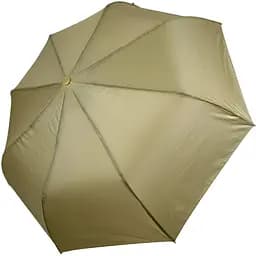 Женский складной зонтик полуавтомат Toprain 98 см бежевый