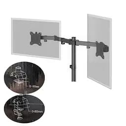 Настільне кріплення кронтшейн для двох моніторів VESA тримач UKC Desk Mount 9629 17-33 - мініатюра 3