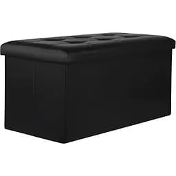 Пуф Leobert Mery 97 л экокожа черный