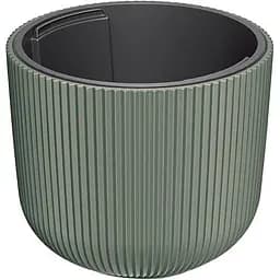  Кашпо для квітів Prosperplast Milly круглий 300 мм темно-зелений