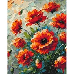 Картина по номерам Brushme Маки © Oleg Loburak 40x50 см
