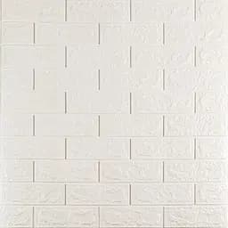 3D панель самоклеящаяся 700х770х5мм кирпич Белый (001-5) SW-00000029
