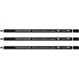 Набір олівців для рисунку Cretacolor Вугільний середній 3 шт. 