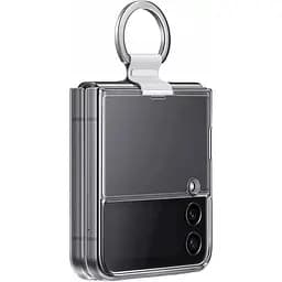 Оригінальний прозорий чохол із кільцем Samsung для Galaxy Z Flip4 Clear Cover with Ring Crystal EF-OF721CTEGUA - мініатюра 6